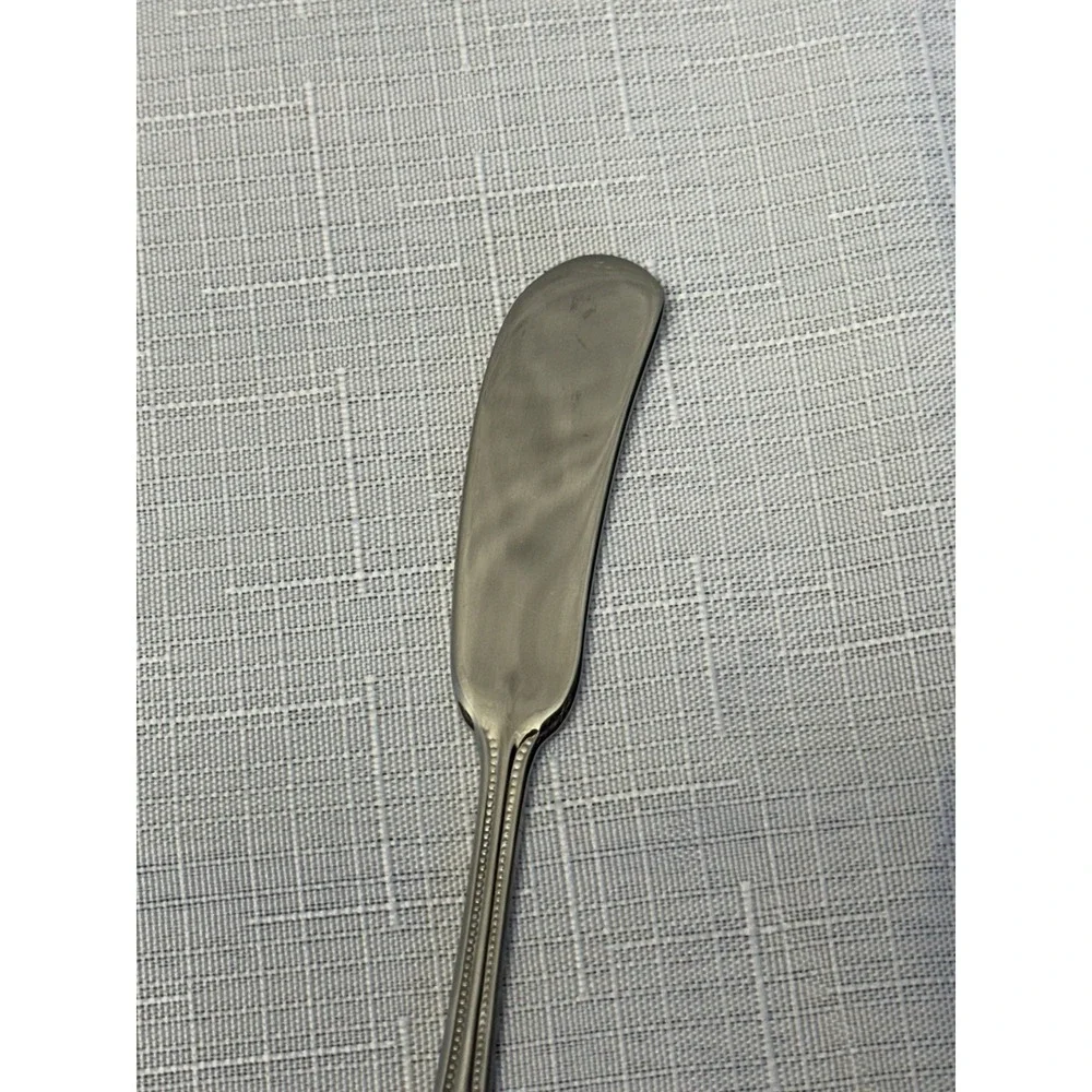 Towle Beaded Antique 18/10 Stainless Steel Individual Butter Knife Server